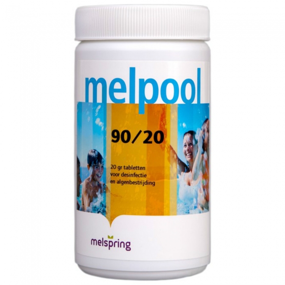 Melpool chloortabletten 90/20 - 1 kg  MELPOOL9020